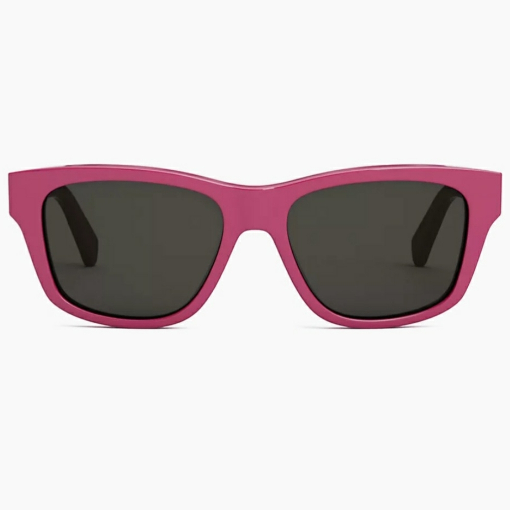 NWT CELINE MONOCHROMS SQUARE HOT PINK SUNGLASSES πΆ - Picture 2 of 12